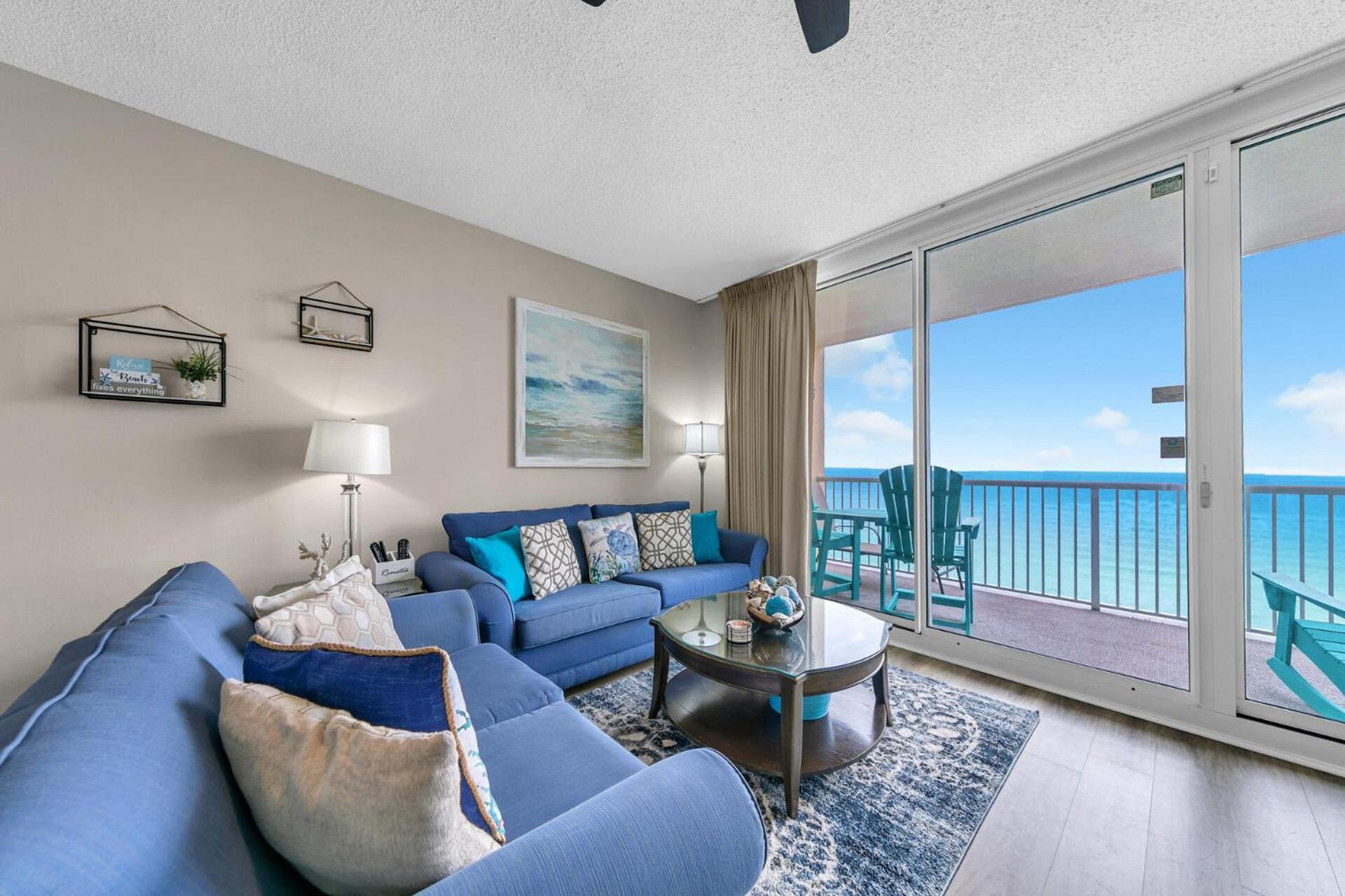 Stunning Ocean & Sunset Views, Direct Beach Access With 2 King Bedrooms At Panama City Beach, Fl Eksteriør bilde